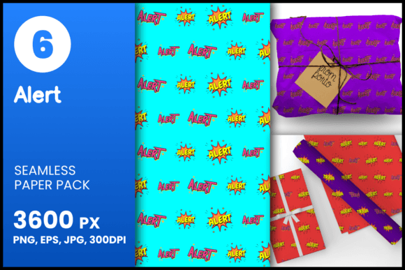 Alert Seamless Patterns