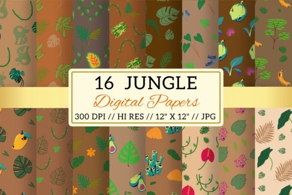 Brown Jungle Digital Paper Patterns: A Practical Guide for Creative Projects