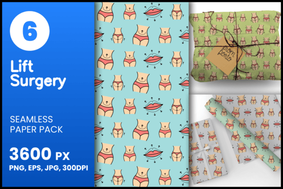 Lift Surgery Seamless Patterns: A Creative Resource for Designers and Enthusiasts