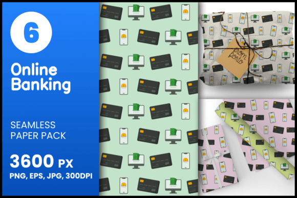 Online Banking Seamless Patterns