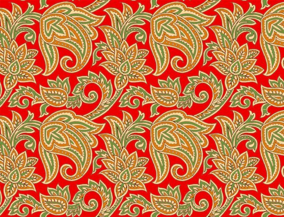 Paisley Floral Textile Patterns Design