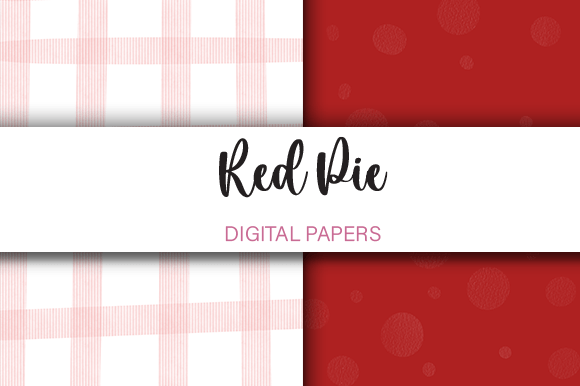 Pink And Red Patterns Digital Paper