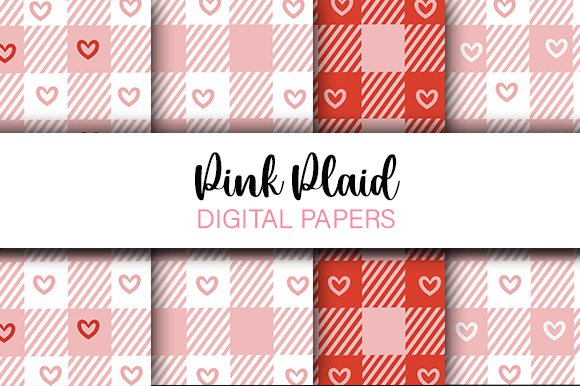 Pink Plaid Patterns for Mother’s Day: A Versatile Design Resource