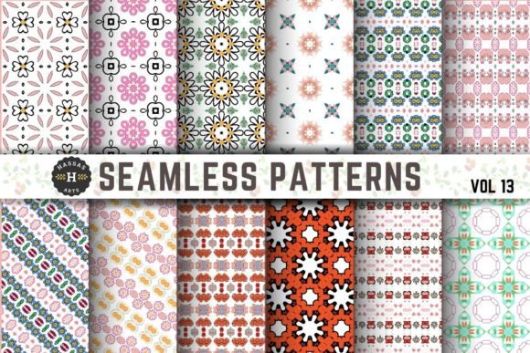 Seamless Patterns Vol 13: Elevate Your Design with Versatile Creativity
