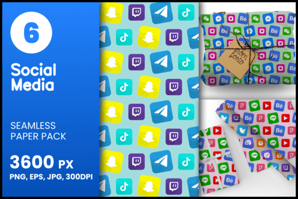 Social Media Seamless Patterns: A Creative Resource for Designers and Enthusiasts
