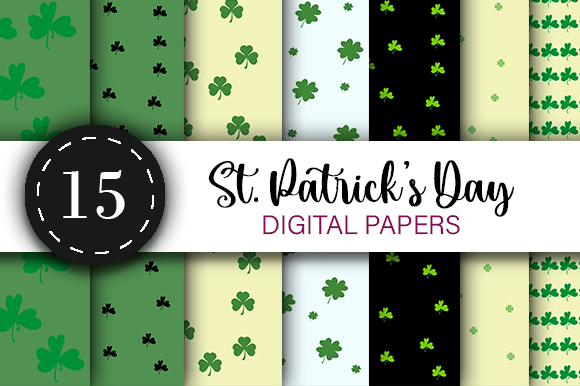 St Patricks Day Cute Shamrock Patterns: A Creative Resource for Designers and Enthusiasts
