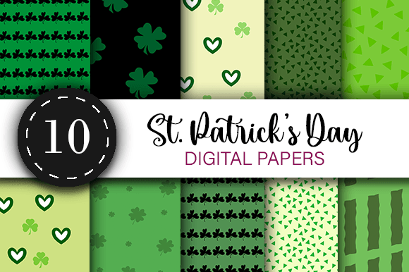 St Patrick’s Day Shamrock Patterns