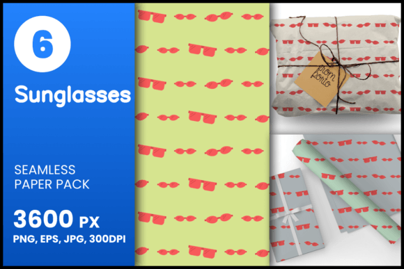 Sunglasses Seamless Patterns