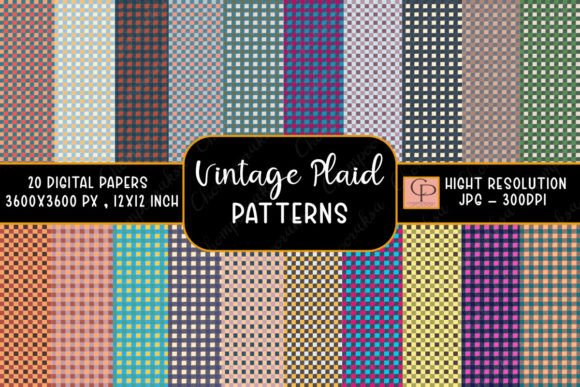 Vintage Buffalo Plaid Patterns: A Timeless Design Resource for Modern Creators