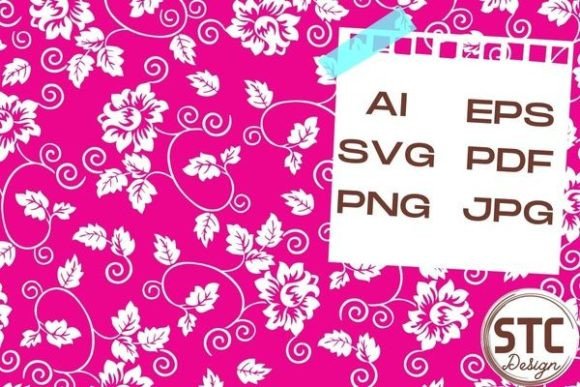 White Flowers Pink Background Patterns: A Modern Design Essential